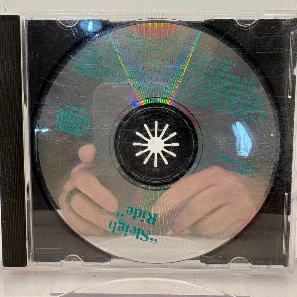 Sleigh‎ Ride Christmas Compilation CD 1992 Sony Music Various Artists V80915